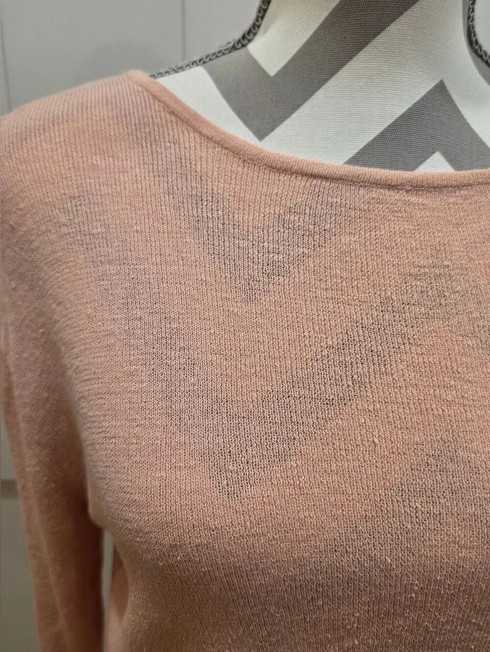 Chico's Design Blush Pink  Knit Sweater Size 2 (US 12) *190